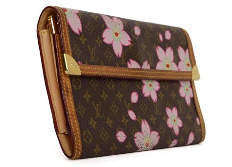 louis vuitton monogram cherry blossom wallet price|louis vuitton classic wallet.